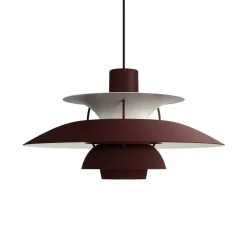 PH 5 hanglamp monochrome burgundy - 5741115055