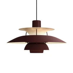 PH 5 hanglamp monochrome burgundy - 5741115055