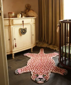 Pink leopard vloerkleed L - 1.45.10.037.030.5