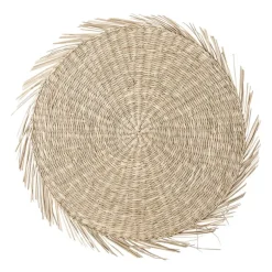 Placemats zeegras - naturel - set van 6 stuks