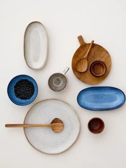 Sandrine bord lichtgrijs