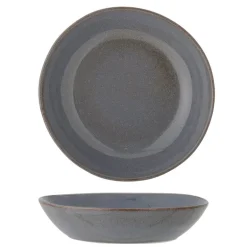 Sandrine diepe borden grijs set van 6 stuks - 82068322