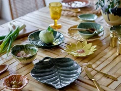 Savanna bord 15x4,5x14,5 cm - set van 4 stuks