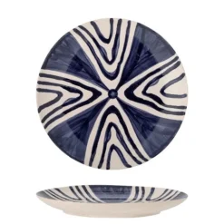 Shama borden blauw Ø20,5cm set van 6 stuks - 82060431