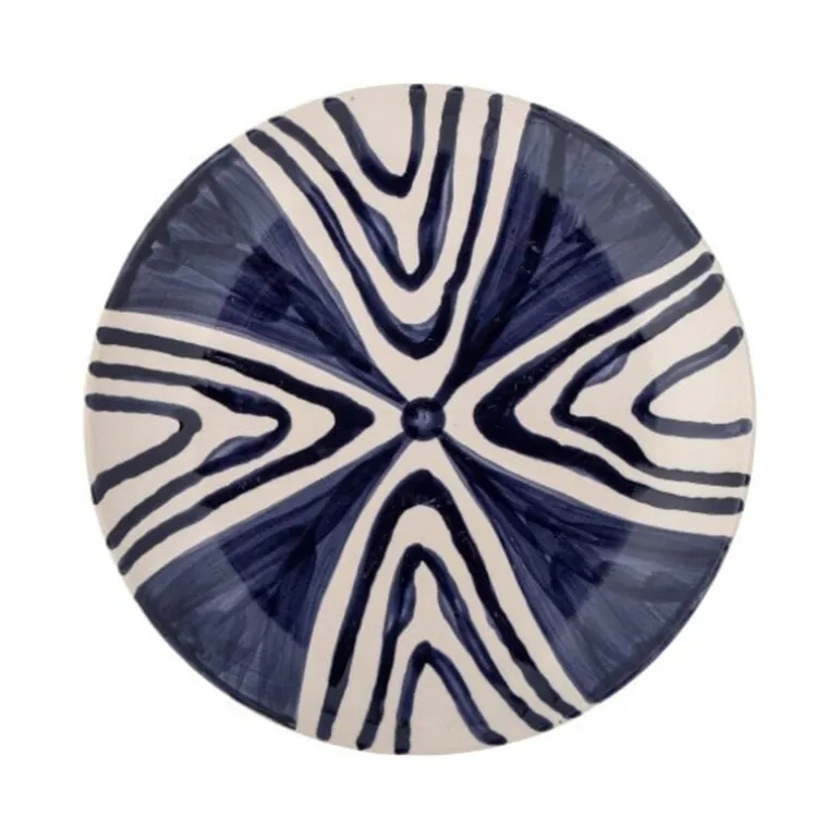 Shama borden blauw Ø20,5cm set van 6 stuks - 82060431