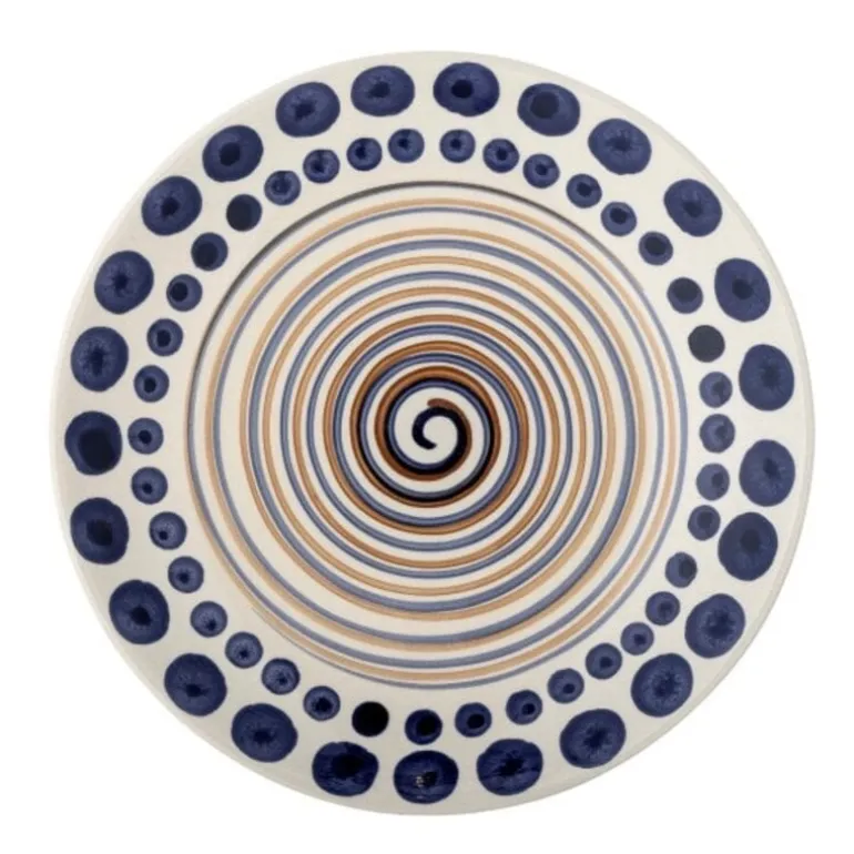 Shama borden oranje Ø27cm set van 6 stuks - 82060436