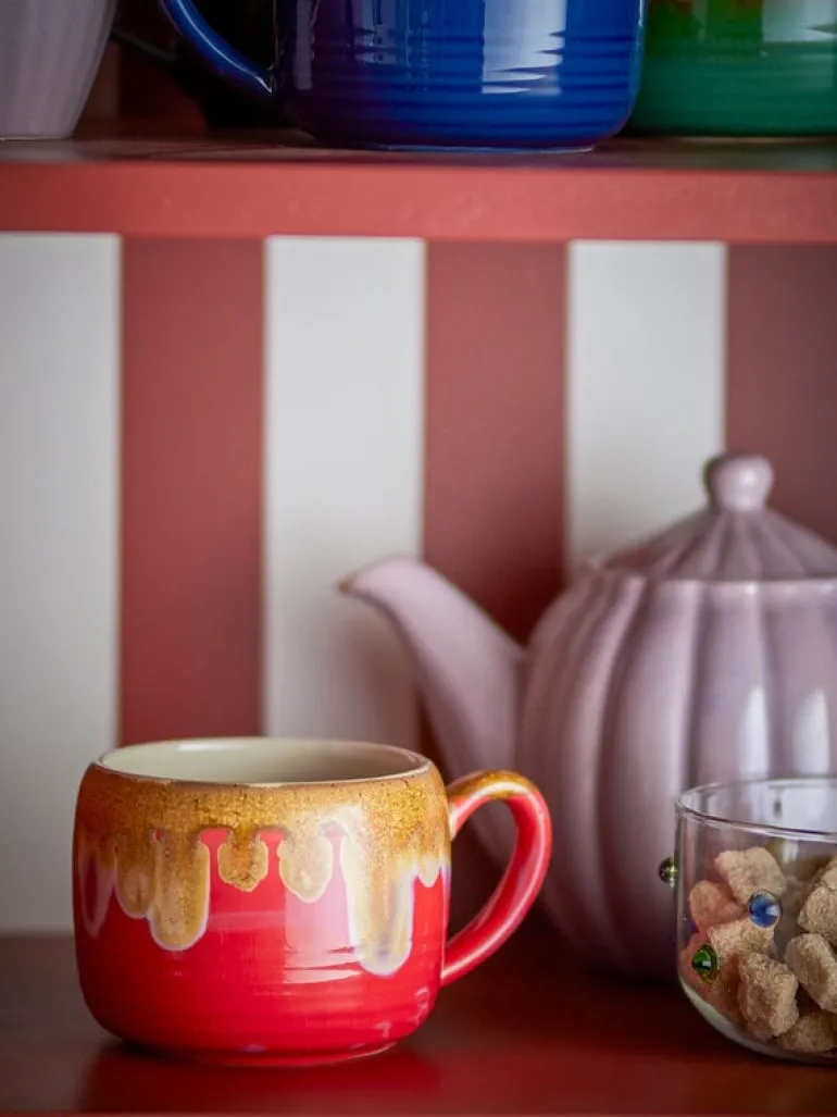 Sheen mokken rood set van 4 stuks - 82072526