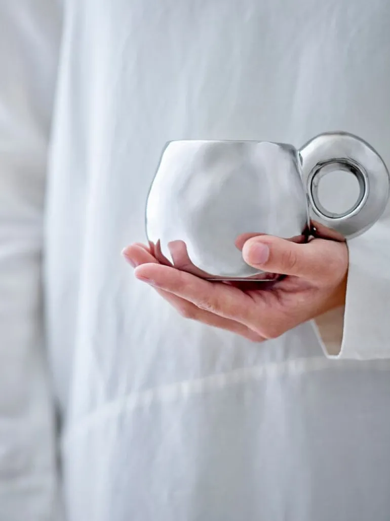 Shine mokken zilver set van 6 stuks - 82062639