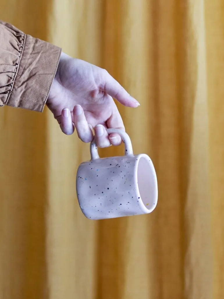 Sprinkle mokken roze set van 6 stuks - 82062559