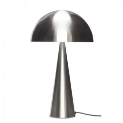 Tafellamp metaal - nikkel ø30xh51cm