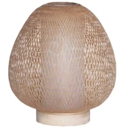 Tafellamp Twiggy Egg naturel bamboe ø30cm