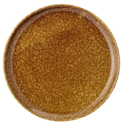 Thea bord bruin - set van 6 stuks Ø21 cm