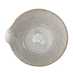 Thea schaal grijs - set van 6 stuks Ø16,5xH8 cm