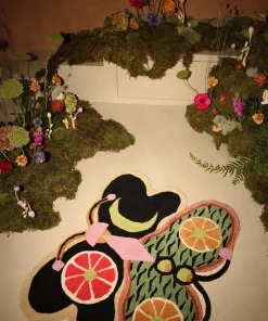 Tip Top tiger butterfly vloerkleed L - 1.45.10.130.099.5