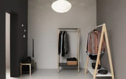 Toj Small kledingrek grijs