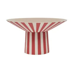 Toppu centerpiece schaal high rood - L301536
