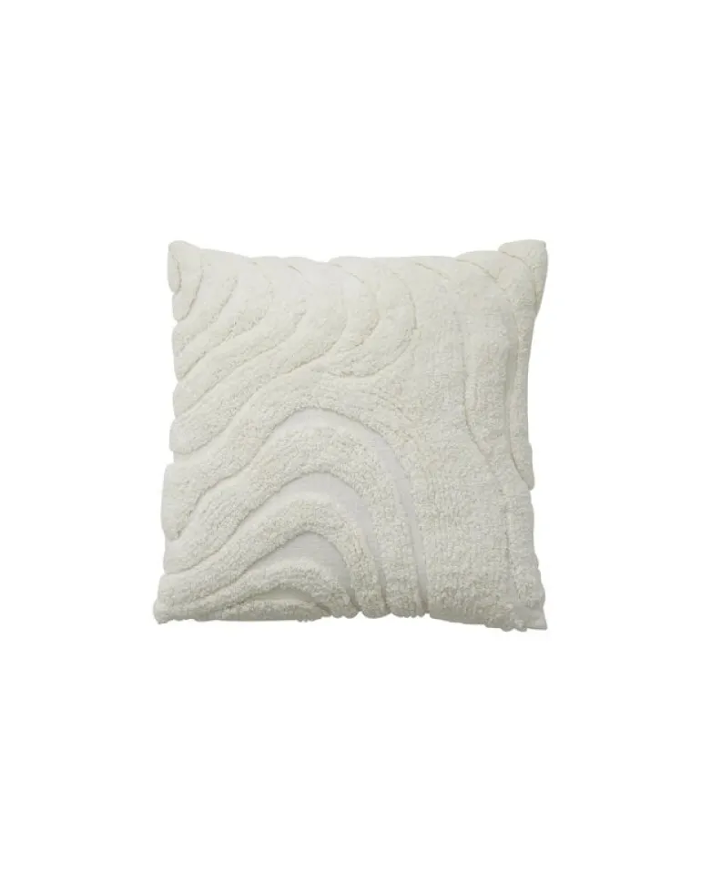 Tufe kussen creme incl. vulling - 68370