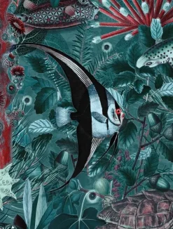 Underwater jungle fotobehang WP-692 - 292,2 x 280 cm