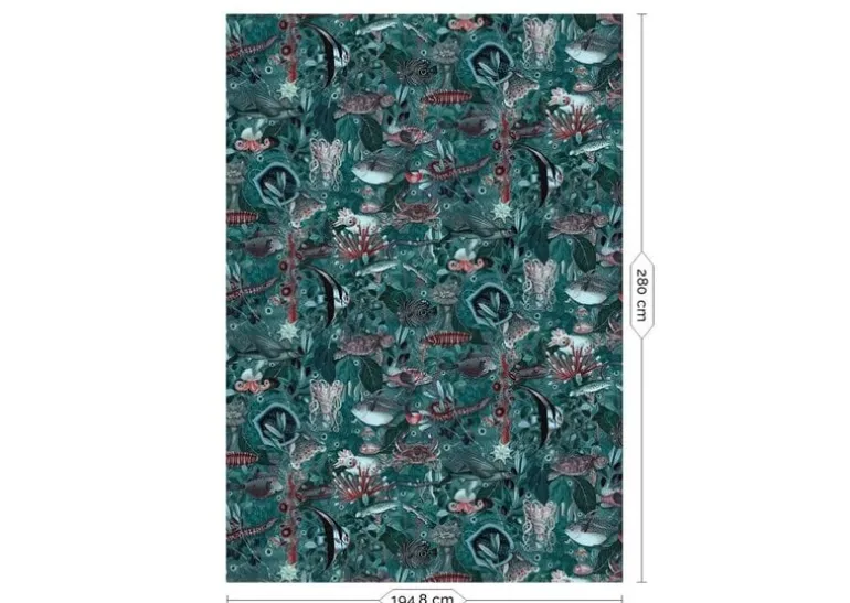 Underwater jungle fotobehang WP-686 - 194,8 x 280 cm