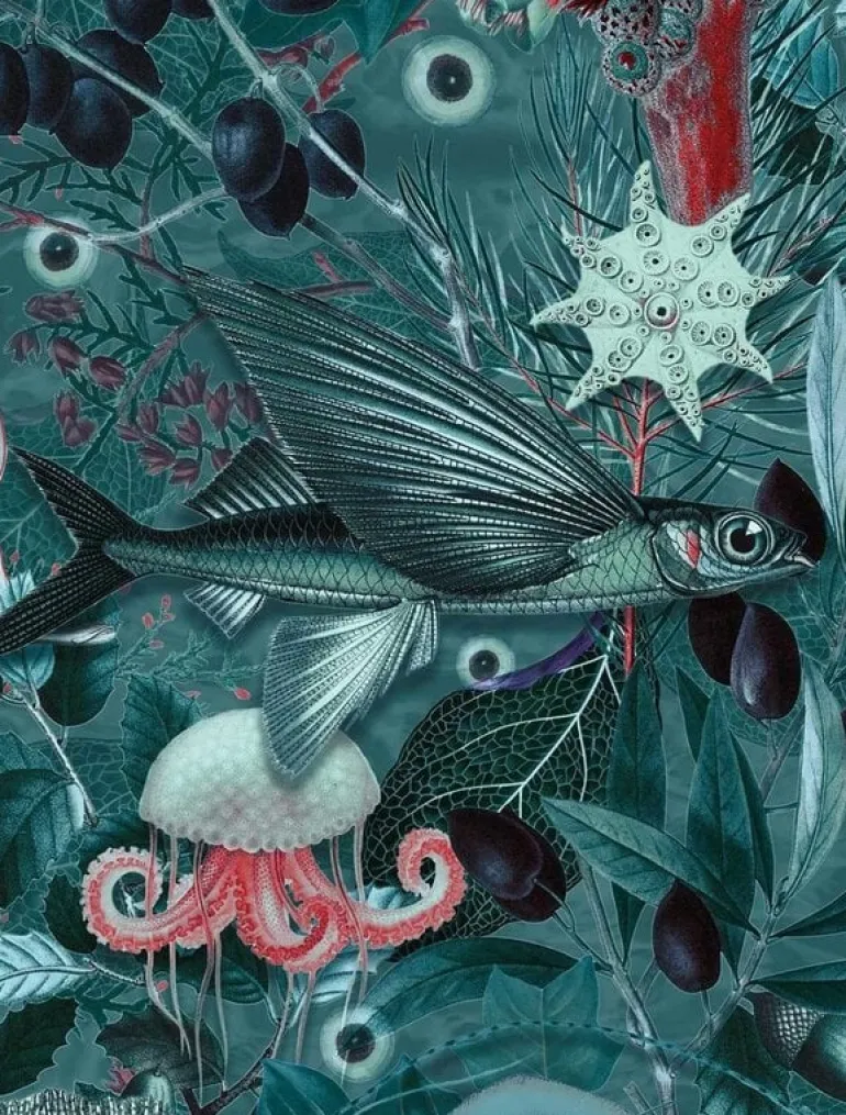 Underwater jungle fotobehang WP-686 - 194,8 x 280 cm