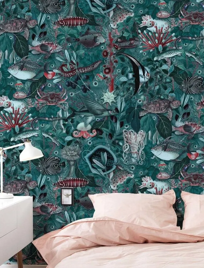 Underwater jungle fotobehang WP-686 - 194,8 x 280 cm