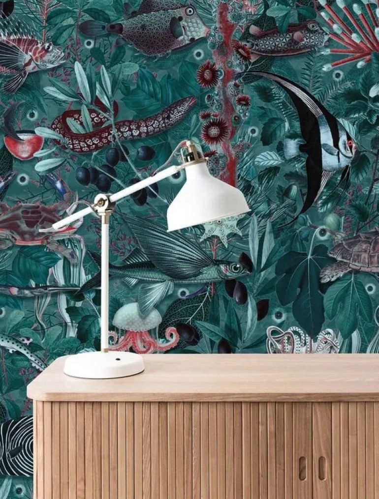 Underwater jungle fotobehang WP-686 - 194,8 x 280 cm