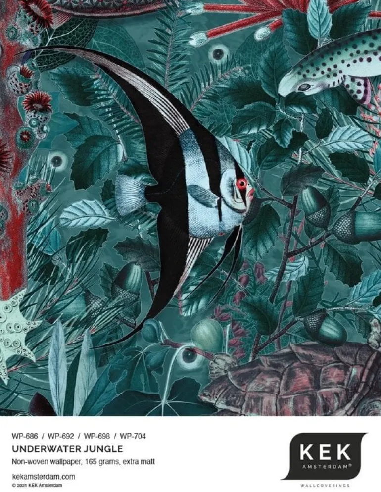 Underwater jungle fotobehang WP-686 - 194,8 x 280 cm