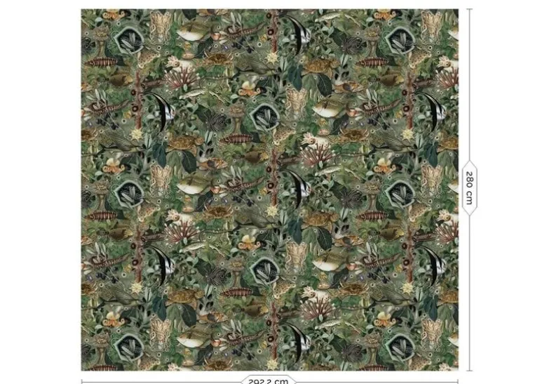 Underwater jungle fotobehang WP-691 - 292,2 x 280 cm