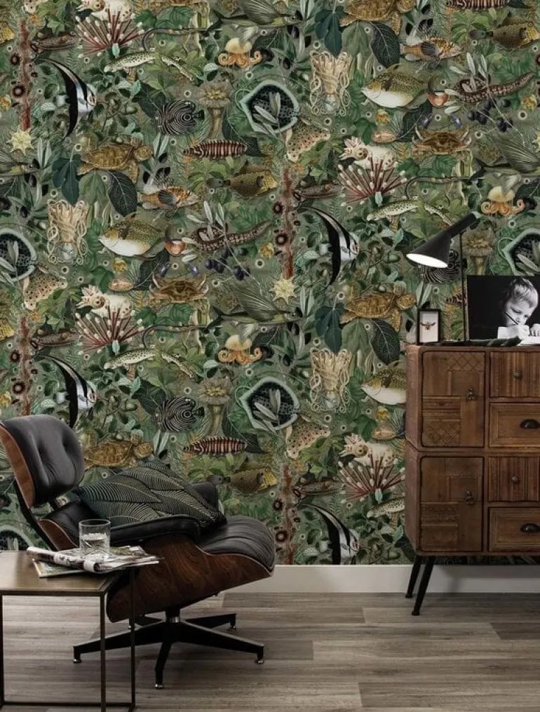 Underwater jungle fotobehang WP-691 - 292,2 x 280 cm