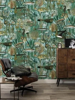 Underwater jungle fotobehang WP-694 - 292,2 x 280 cm