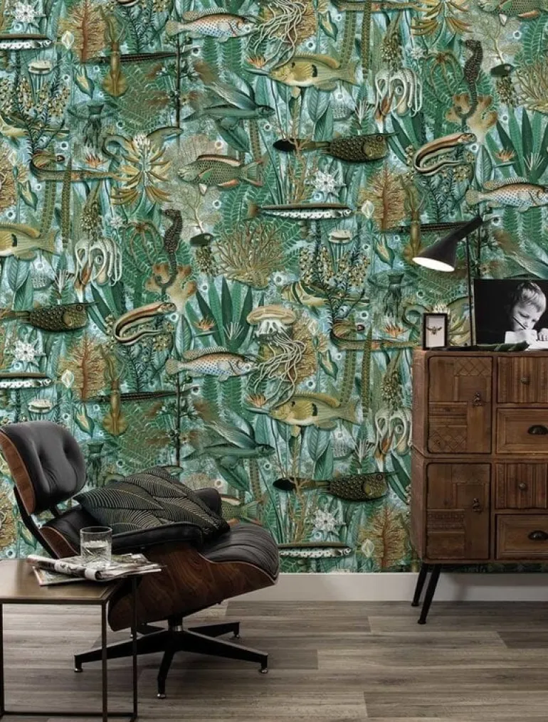 Underwater jungle fotobehang WP-694 - 292,2 x 280 cm