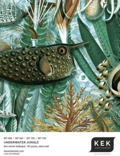 Underwater jungle fotobehang WP-694 - 292,2 x 280 cm