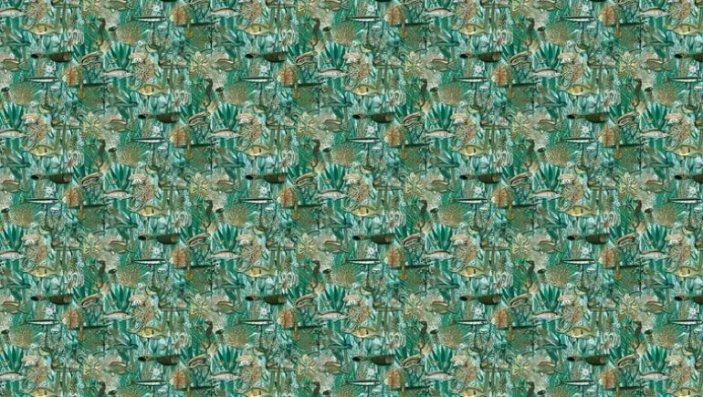 Underwater jungle fotobehang WP-694 - 292,2 x 280 cm