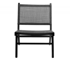 Vasai loungestoel - zwart