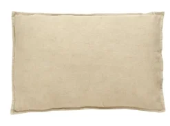 Vela kussen linnen incl vulling - donkerzand