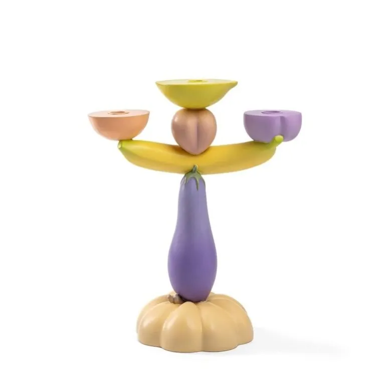 Vitamin aubergine kandelaar - 15376