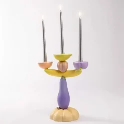 Vitamin aubergine kandelaar - 15376