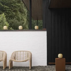 VL 45 radiohus portable lamp brass/glossy pale yellow glass - 5744171737