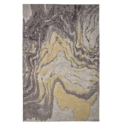 Vloerkleed katoen - geel