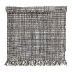 Vloerkleed katoen - grijs