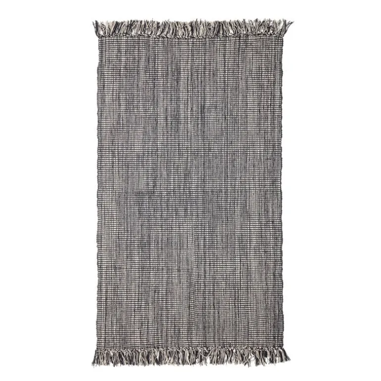 Vloerkleed katoen - grijs