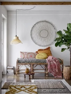 Vloerkleed katoen - zwart