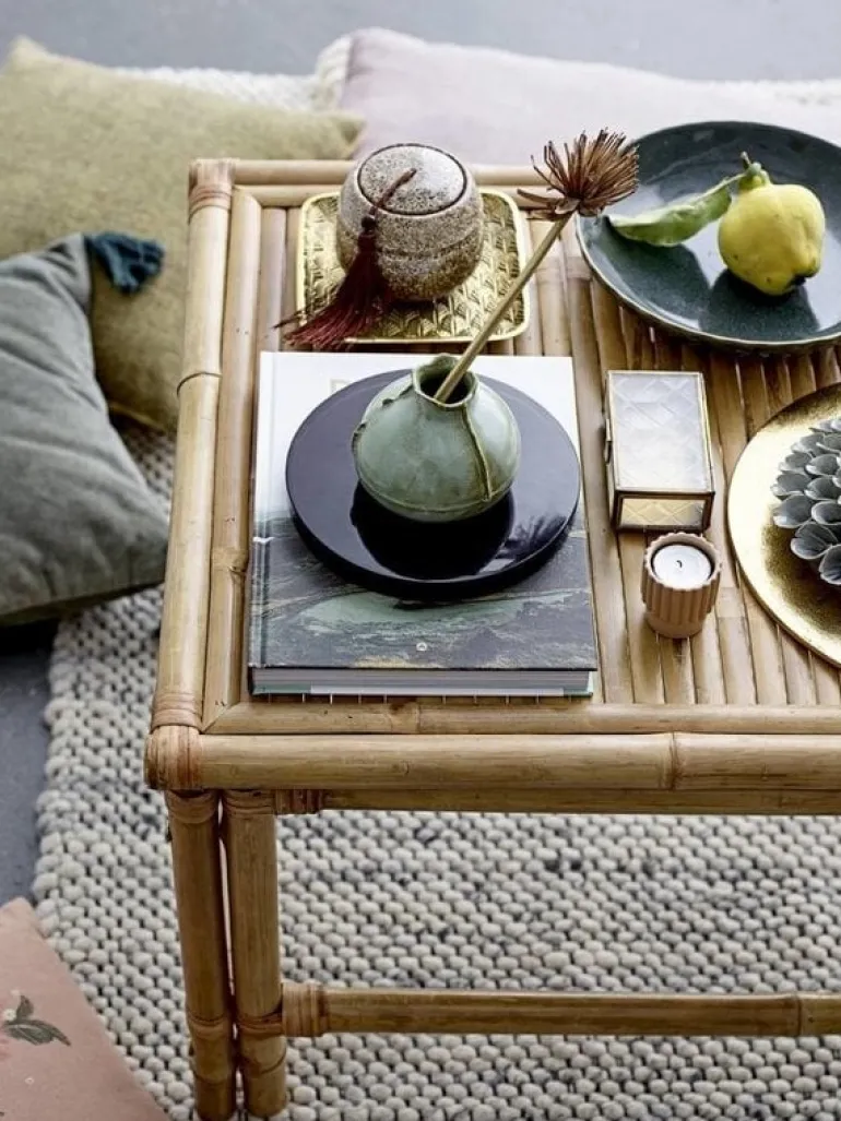 Vloerkleed nature wol 183x122cm - 82043372