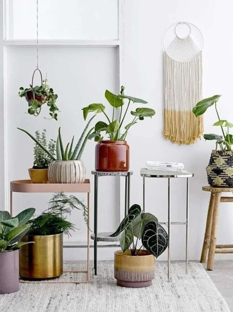 Vloerkleed nature wol 183x122cm - 82043372