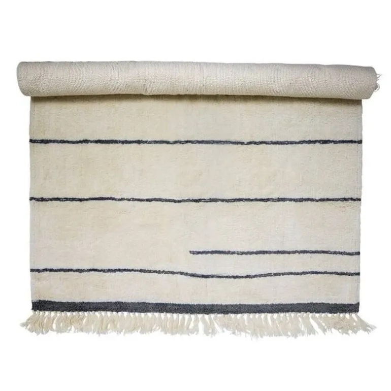 Vloerkleed naturel wol 200x140cm