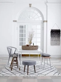 Vloerkleed naturel wol 300x200cm