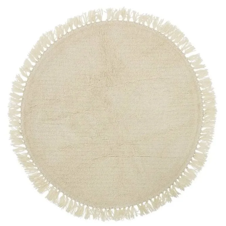 Vloerkleed rond wol Ø110cm