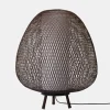 Vloerlamp Twiggy Egg bruin bamboe ø60cm