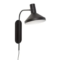 Wandlamp metaal - zwart