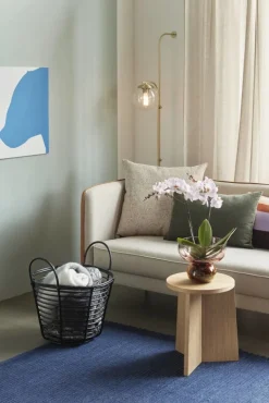 Wandlamp metaal/glas - messing